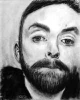 Rory Charcoal on Paper by Candice Parker